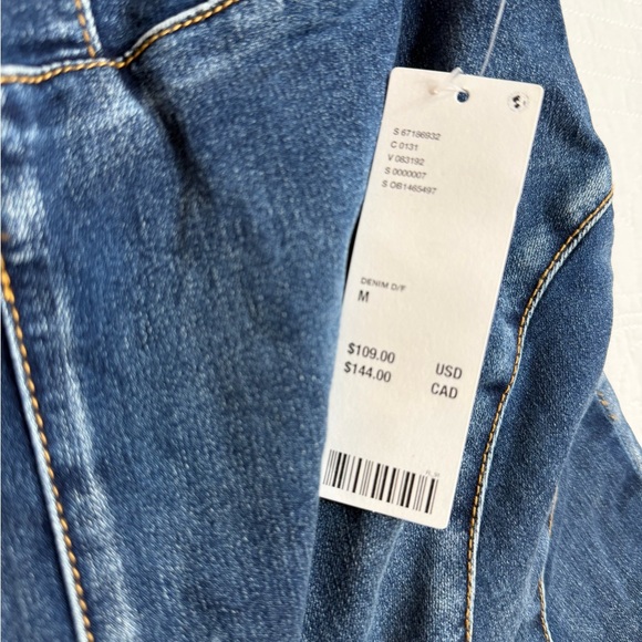 Urban Outfitters UO Chandler Fitted Denim Jumpsuit Women’s Medium Flared NWT - Picture 8 of 10